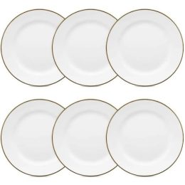 Kit 6 Pratos De Sobremesa